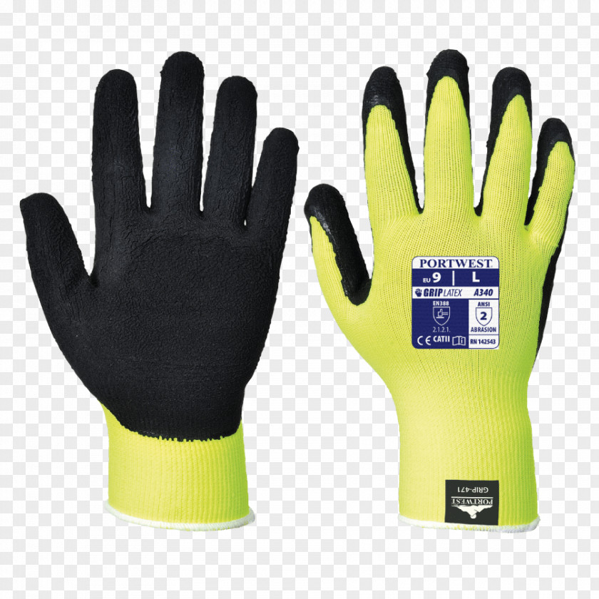 Cut-resistant Gloves Portwest High-visibility Clothing Personal Protective Equipment PNG