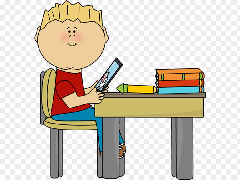 Job Desk Boy Cartoon PNG