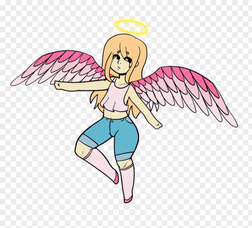 Pink Angel Fairy M Headgear Clip Art PNG