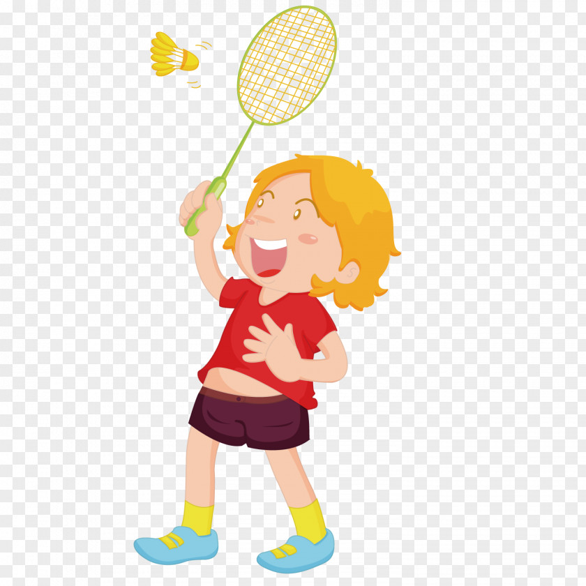 Playing Badminton Children Play Child Sticker Clip Art PNG