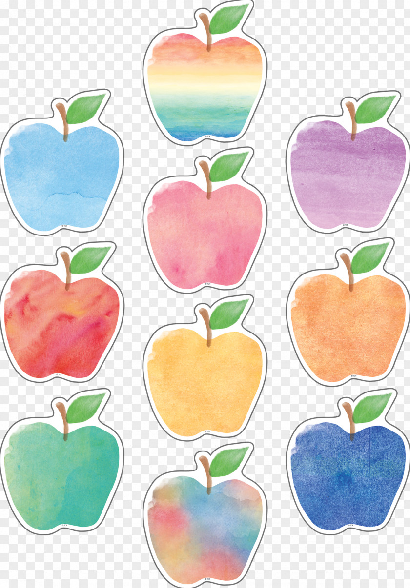 Apple Watercolor Painting Art Teacher Lesson Plan PNG