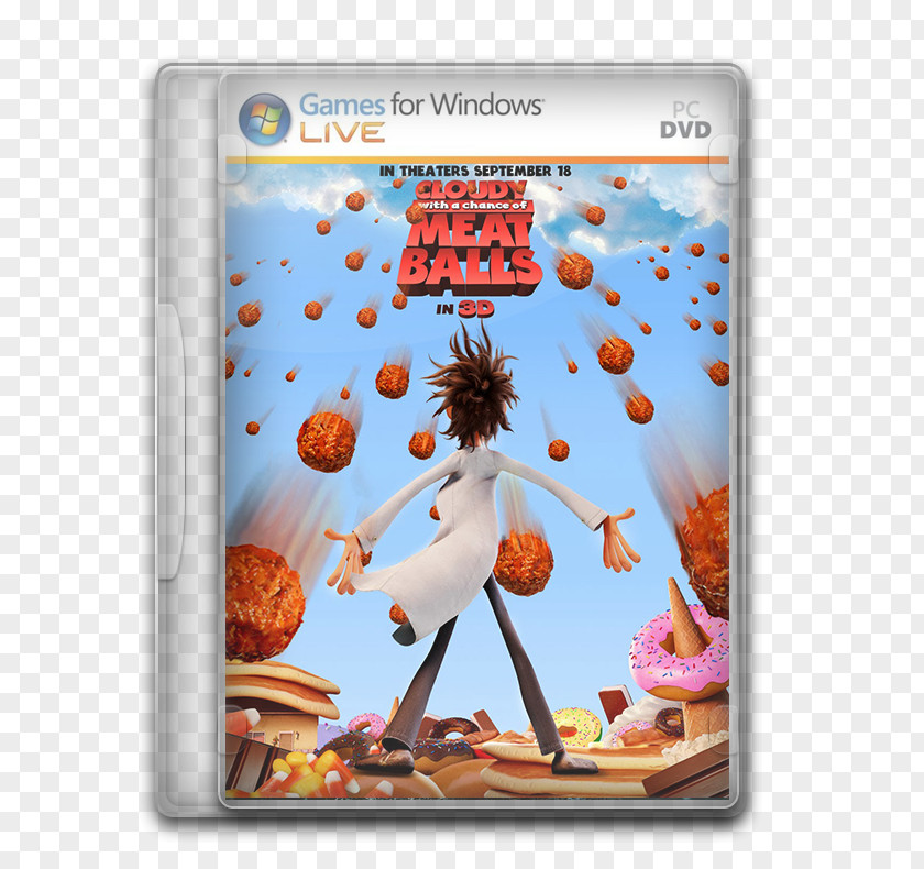 Flint Lockwood Sam Sparks 'Baby' Brent Cloudy With A Chance Of Meatballs Film PNG