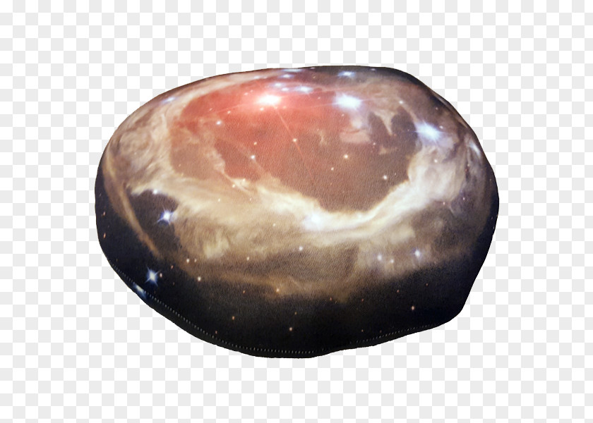 Milky Way Galaxy Hubble Painting Mineral Sphere Giclée PNG