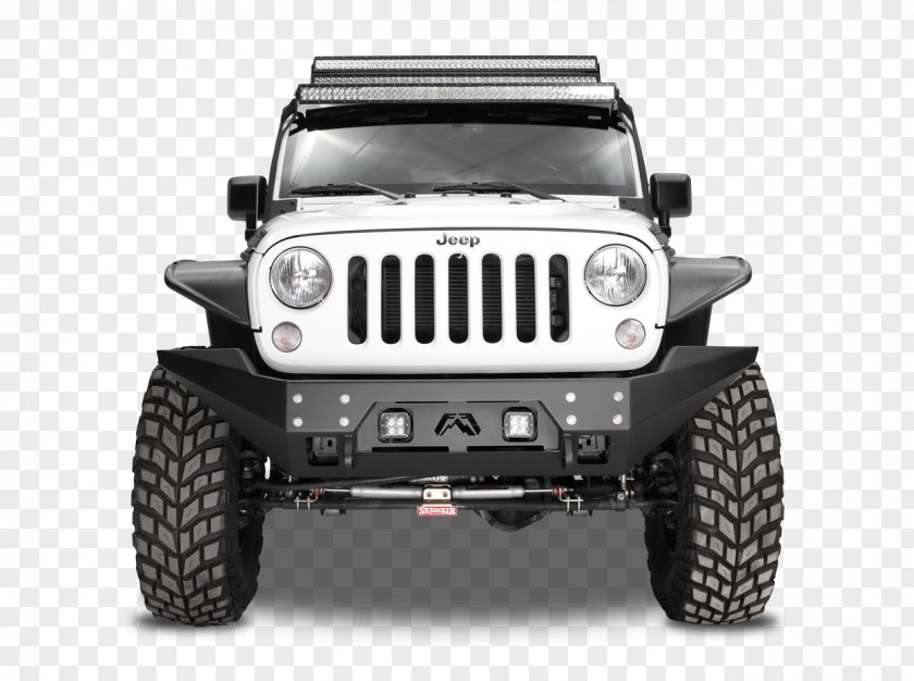 2017 Jeep Wrangler Car Fab Fours Bumper PNG