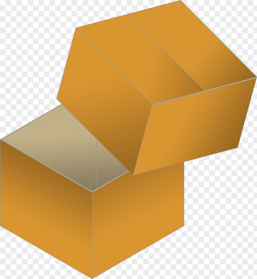 Box Cardboard Rectangle Carton Intermodal Container PNG