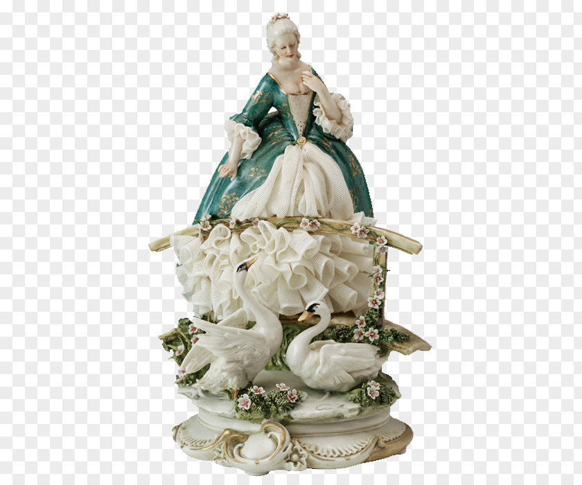 Italy Figurine Porcelain 18th Century Statue PNG
