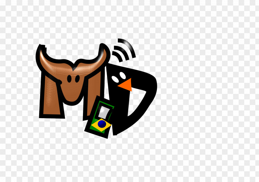 Penguin Logo GNU/Linux Naming Controversy Wildebeest Clip Art PNG