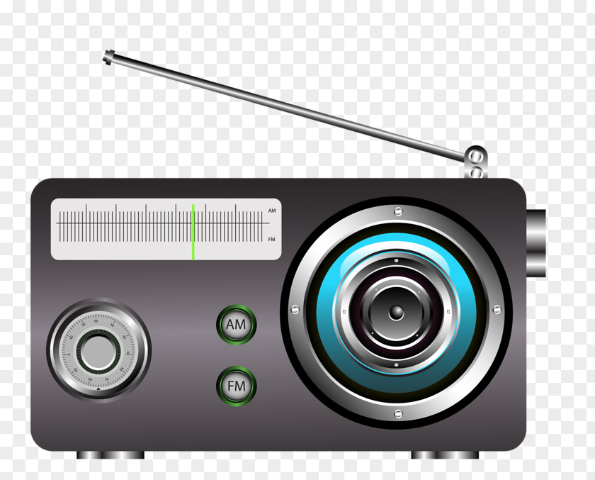 Satellite Radio Microphone FM Broadcasting Illustration PNG