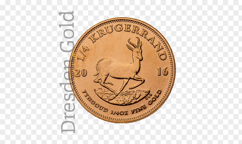 Coin Bullion Gold Krugerrand PNG