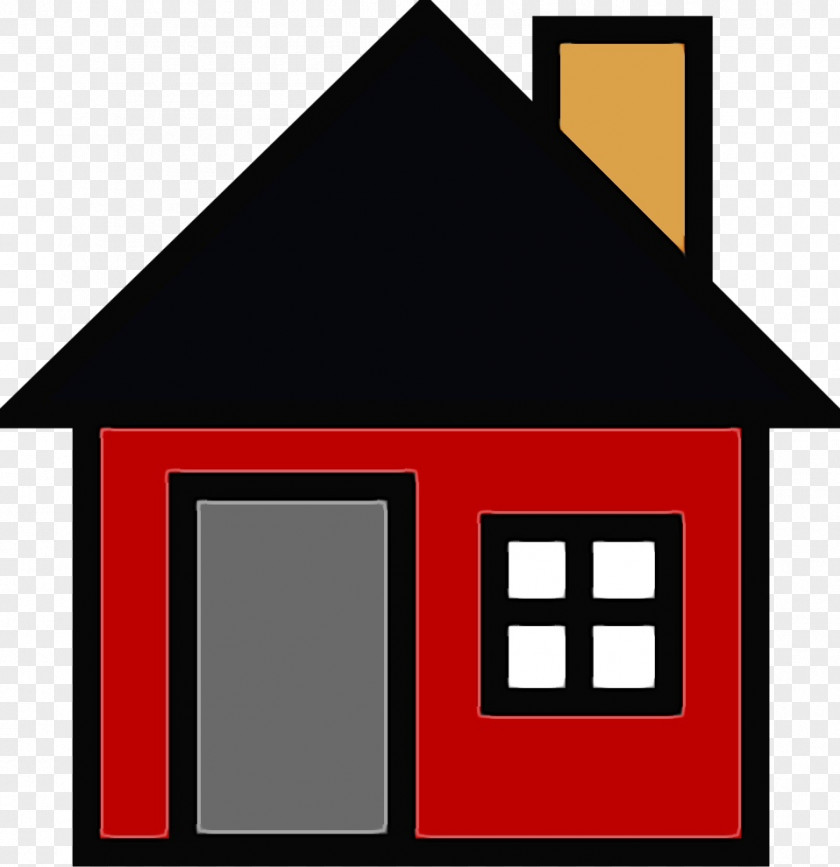 Home Real Estate Property Clip Art House Line Roof PNG