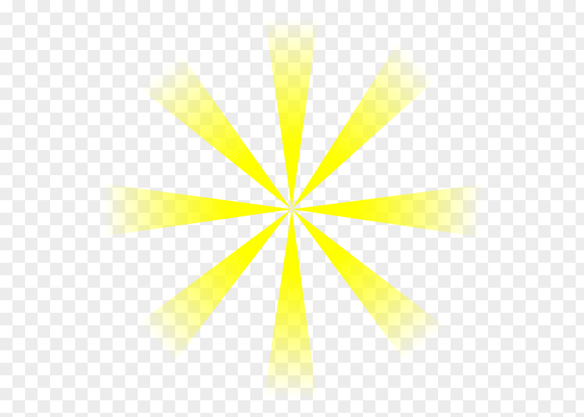 Shine Symmetry Symbol Yellow Pattern PNG