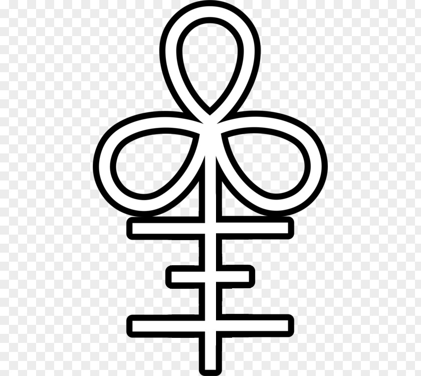 Symbol Leviathan Alchemical Ankh Cross PNG