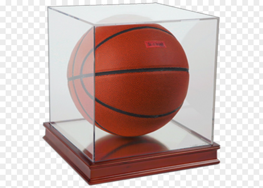 Uv Protection Display Case Basketball Fast Break Wood PNG