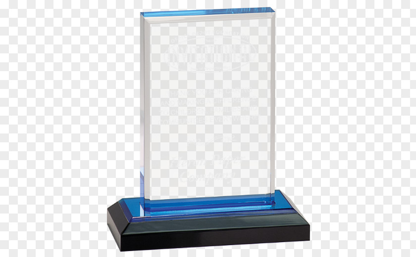 Glass Award Trophy Poly Commemorative Plaque PNG