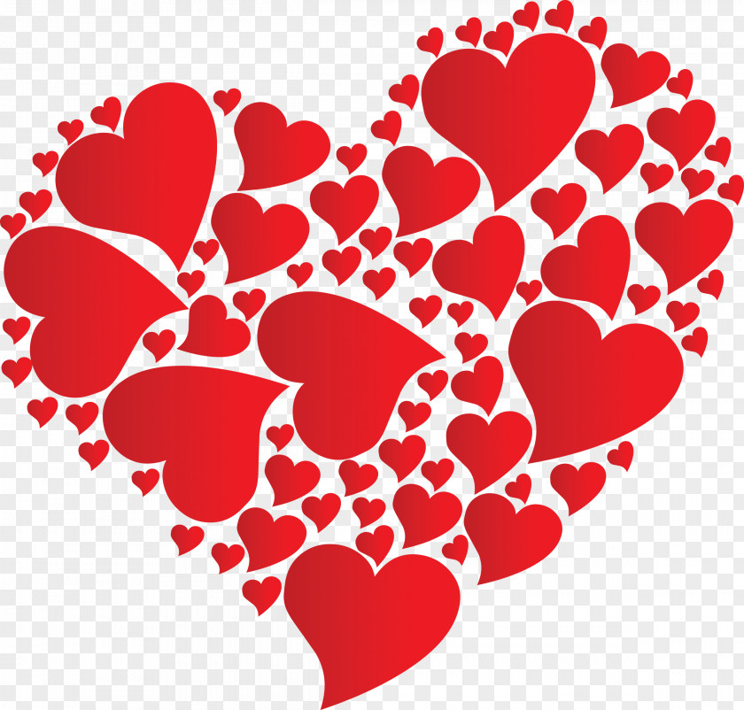 Hearts Valentine's Day Heart February 14 Clip Art PNG