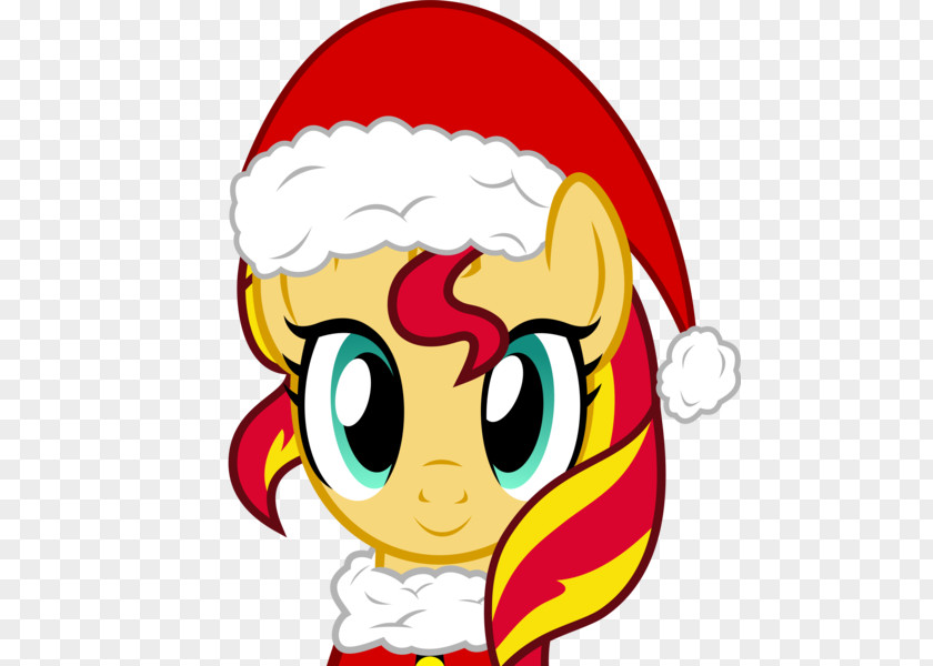 Santa Claus Sunset Shimmer Christmas Day Rainbow Dash Suit PNG