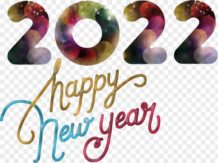 2022 Happy New Year PNG