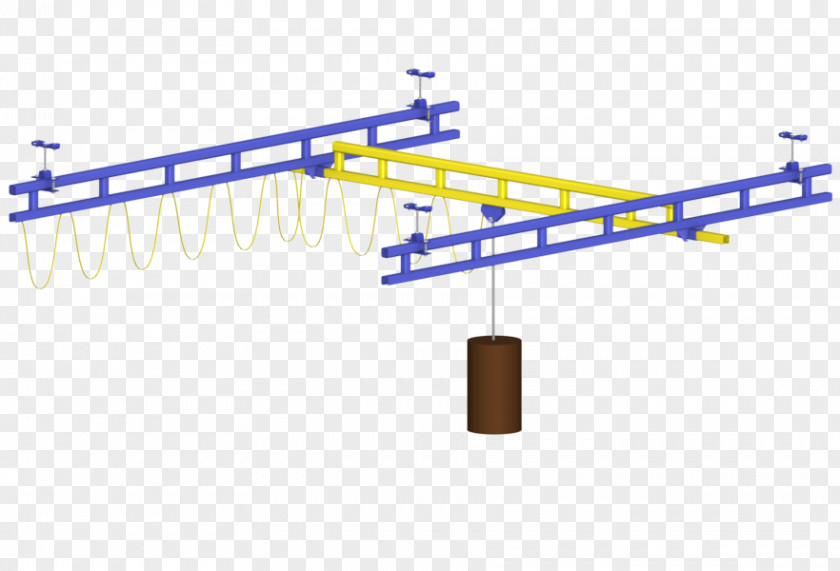 Crane Monorail Overhead Gantry Hoist PNG