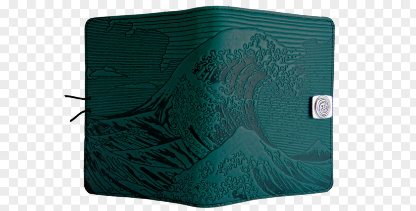 Hokusai Wave Turquoise Green Brand PNG