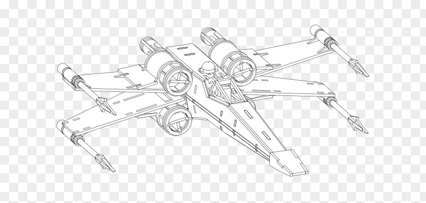 Jane Pen Wings X-wing Starfighter Star Wars: X-Wing Miniatures Game Coloring Book Line Art PNG