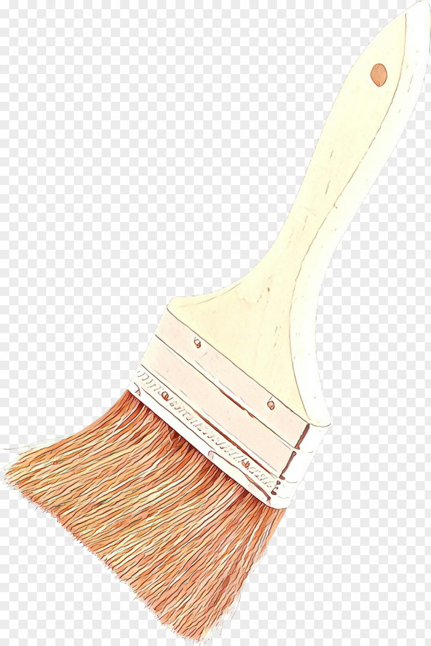 Kitchen Utensil Wood Paint Brush Cartoon PNG