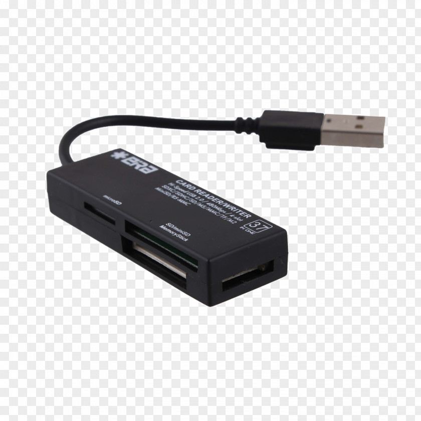 Laptop AC Adapter Ethernet Hub Card Reader PNG