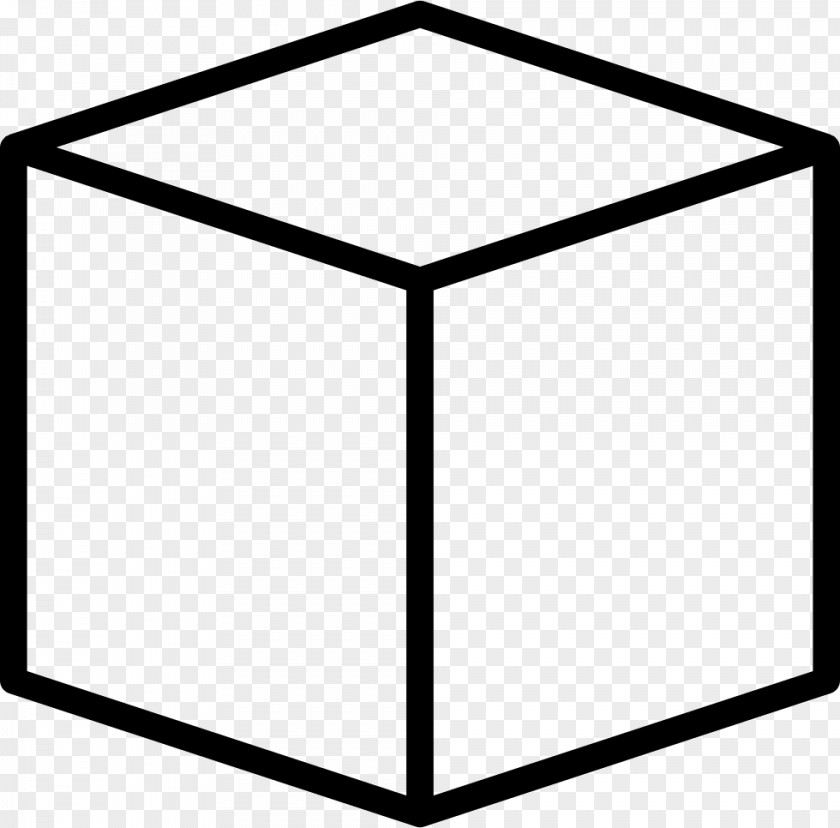 Shape Square Cube Box Mirror Image PNG