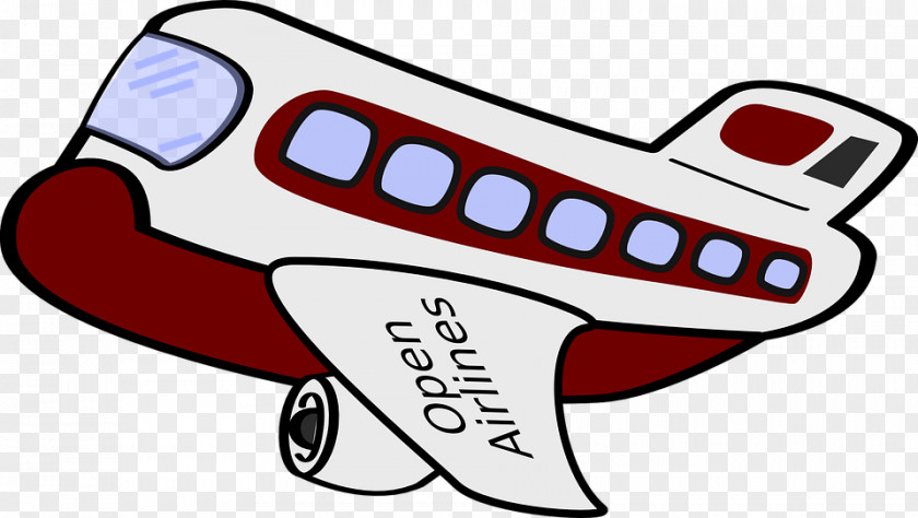 Airplane Clip Art Image Openclipart PNG