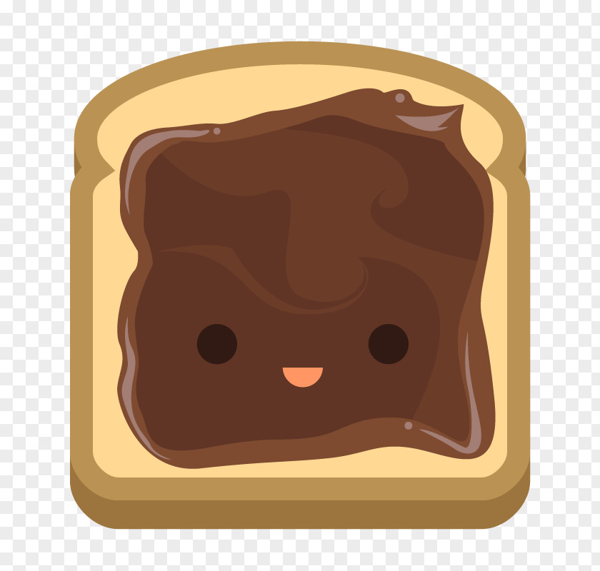 Toast Milk Nutella Bread PNG
