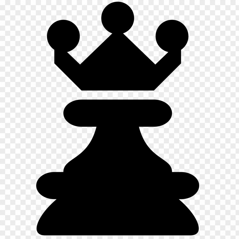 Chess Piece Queen King White And Black In PNG