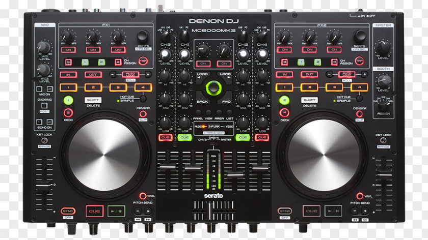 Denon DN-MC6000 DJ Controller Disc Jockey MC6000MK2 PNG