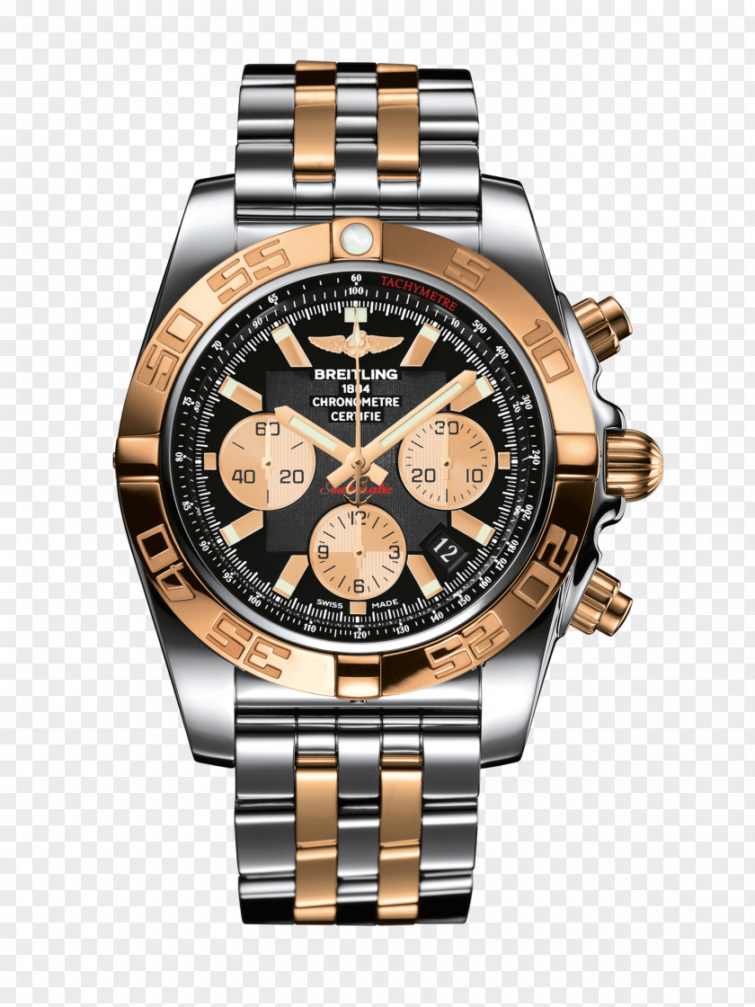 I Pad Breitling SA Chronomat Chronograph Watch Gold PNG
