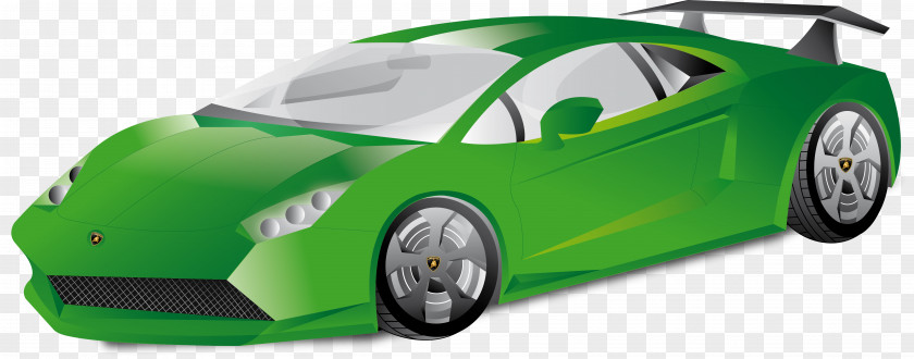 Lamborghini Green Hand Painted Aventador Sports Car Gallardo PNG