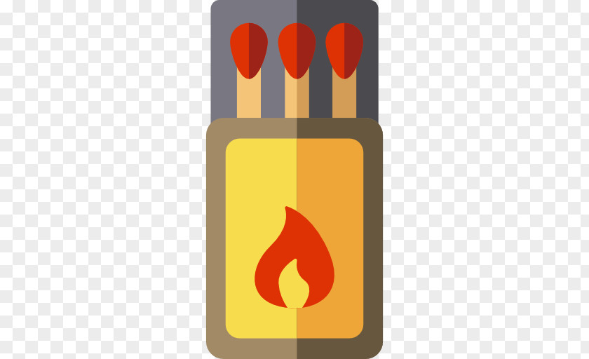 Matches Yellow Font PNG