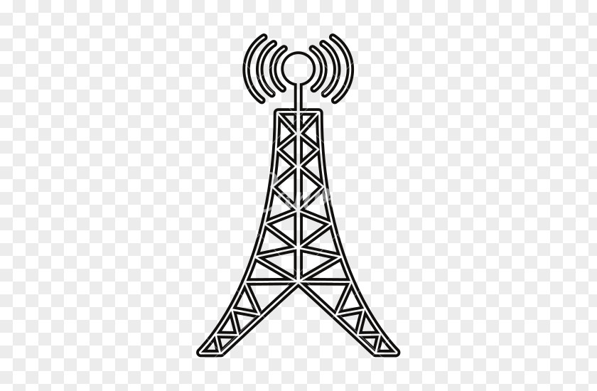 Radio Aerials Telecommunications Tower Drawing Clip Art Broadcasting PNG