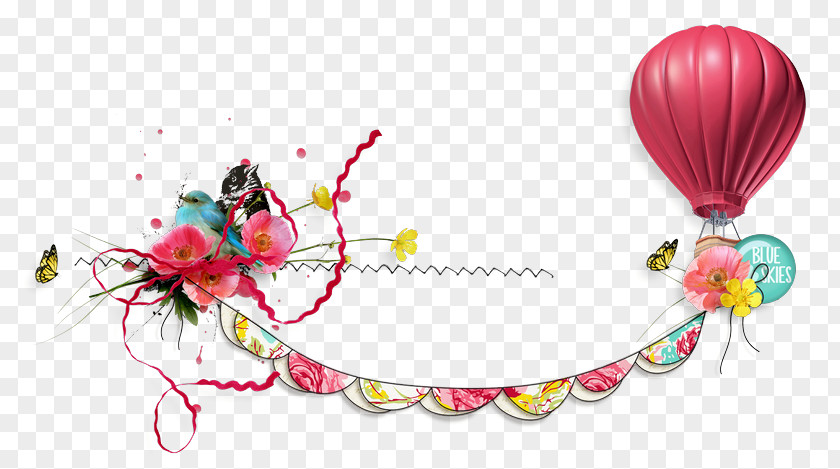 Bunting Hot Air Balloon Clip Art PNG