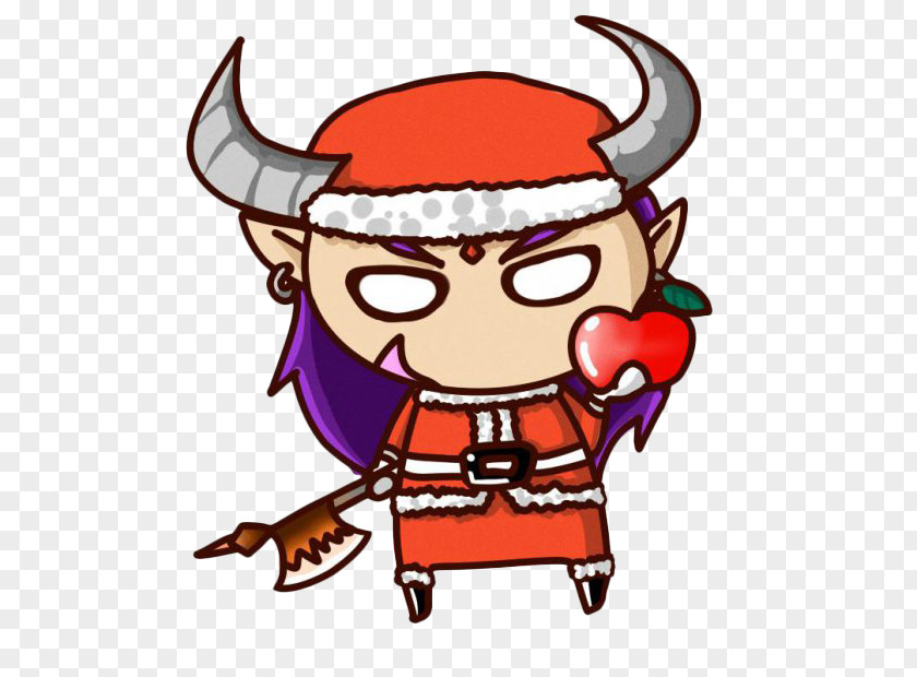 Cartoon Christmas Dress Demon Journey To The West Bull King Drawing PNG