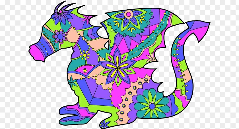 Hand Painted Western Dragon Royalty-free Photography Illustration PNG