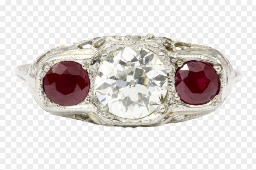 David Yurman Bracelet Ruby Engagement Ring Art Deco Carat PNG
