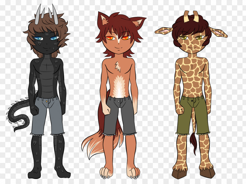 Furry Wolf Black Homo Sapiens Costume Design Character PNG