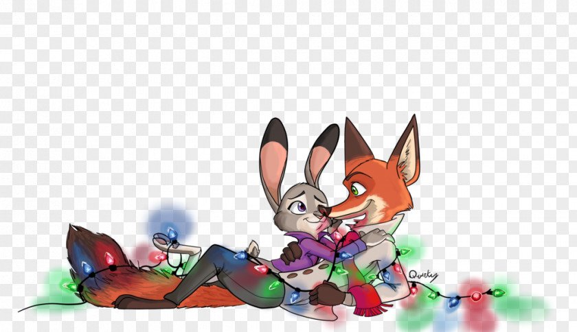 Quirky Lt. Judy Hopps Nick Wilde Christmas YouTube Child PNG
