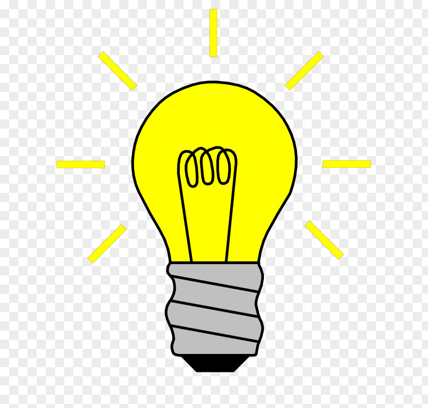 Cartoon Light Switch Incandescent Bulb Lamp Clip Art PNG
