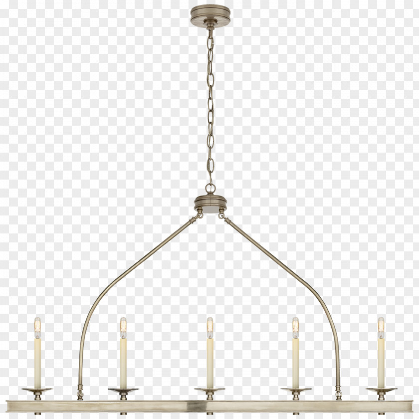 Linear Light Lighting Bronze Chandelier Fixture PNG