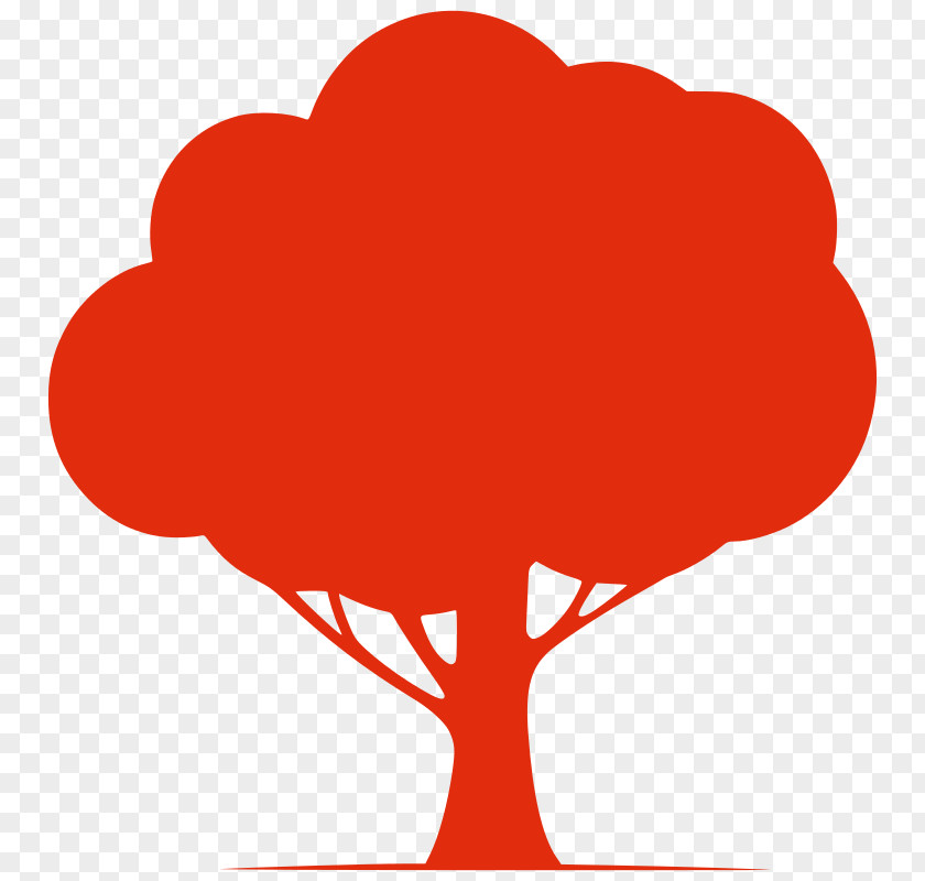 Tree Profile Silhouette Clip Art PNG