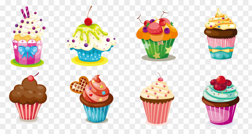 Cute Cupcakes Muffin Cupcake Bakery Shortcake Breakfast PNG