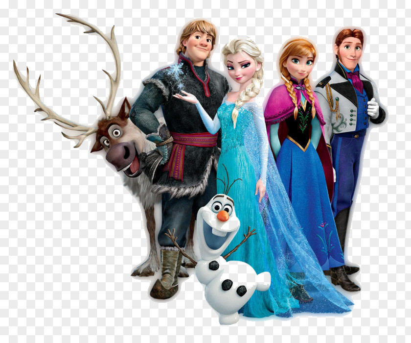 Elsa Olaf Kristoff Anna PNG