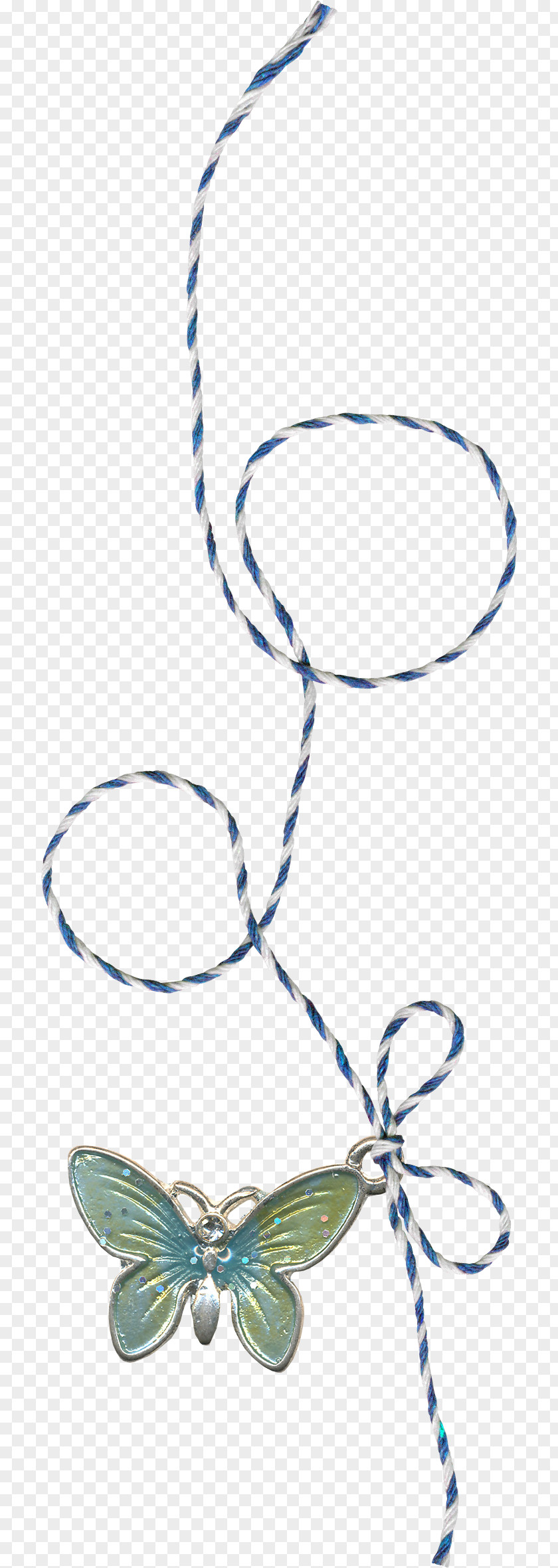 Metal Rope Butterfly PNG