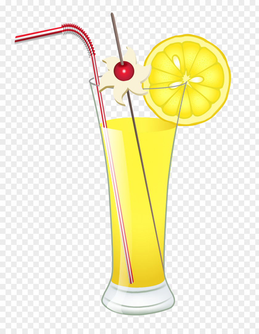 Lemon Cocktail Clipart Picture Wine Juice Tequila Sunrise Harvey Wallbanger PNG