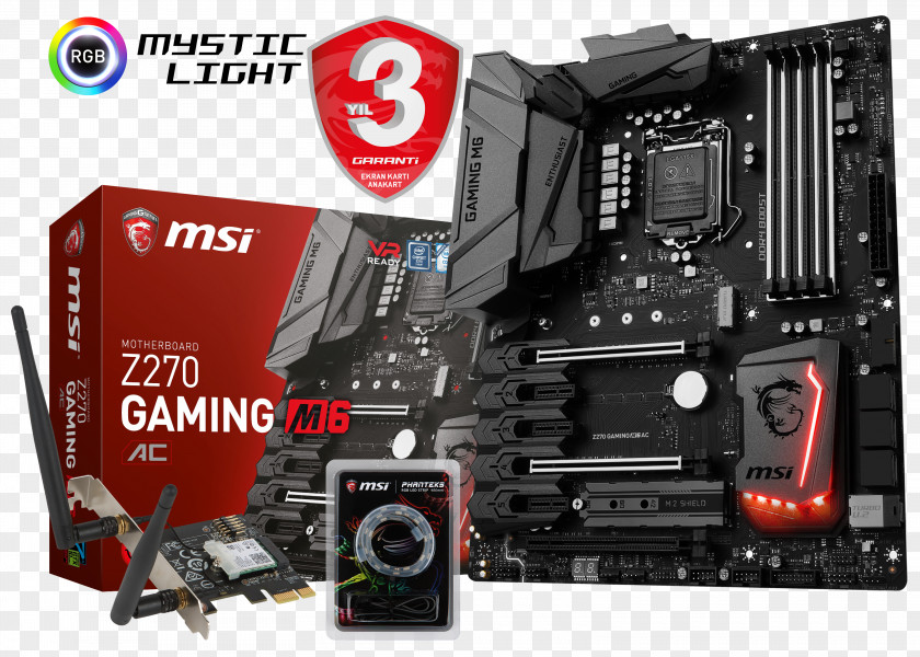 MSI Z170A GAMING M6 AC Z170 7A78-008R H270 PRO CARBON LGA 1151 Motherboard PNG