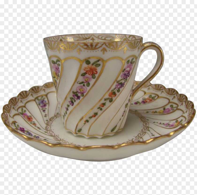Plate Coffee Cup Saucer Porcelain Platter PNG